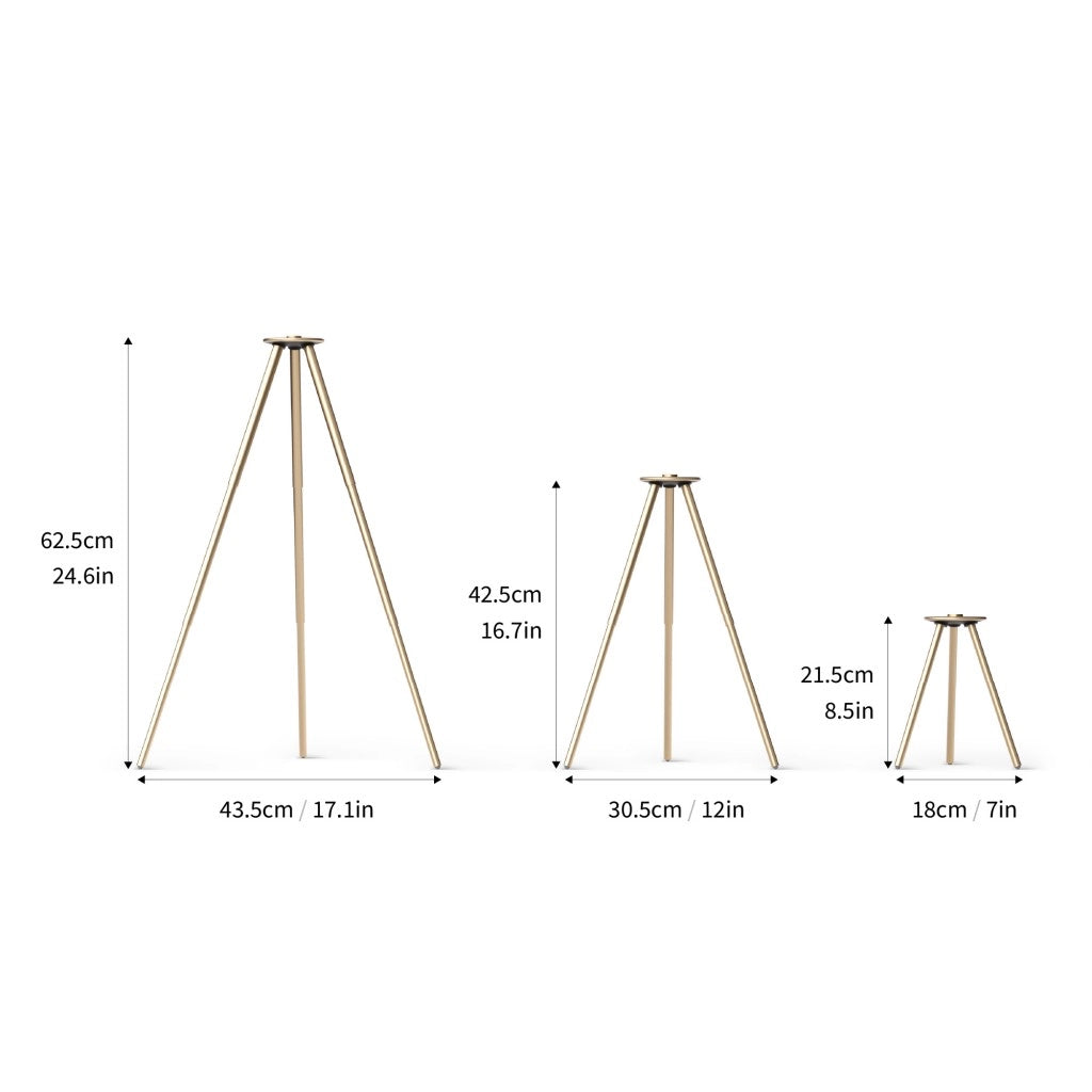 Tall Tripod Stand for Round Bluetooth Speakers