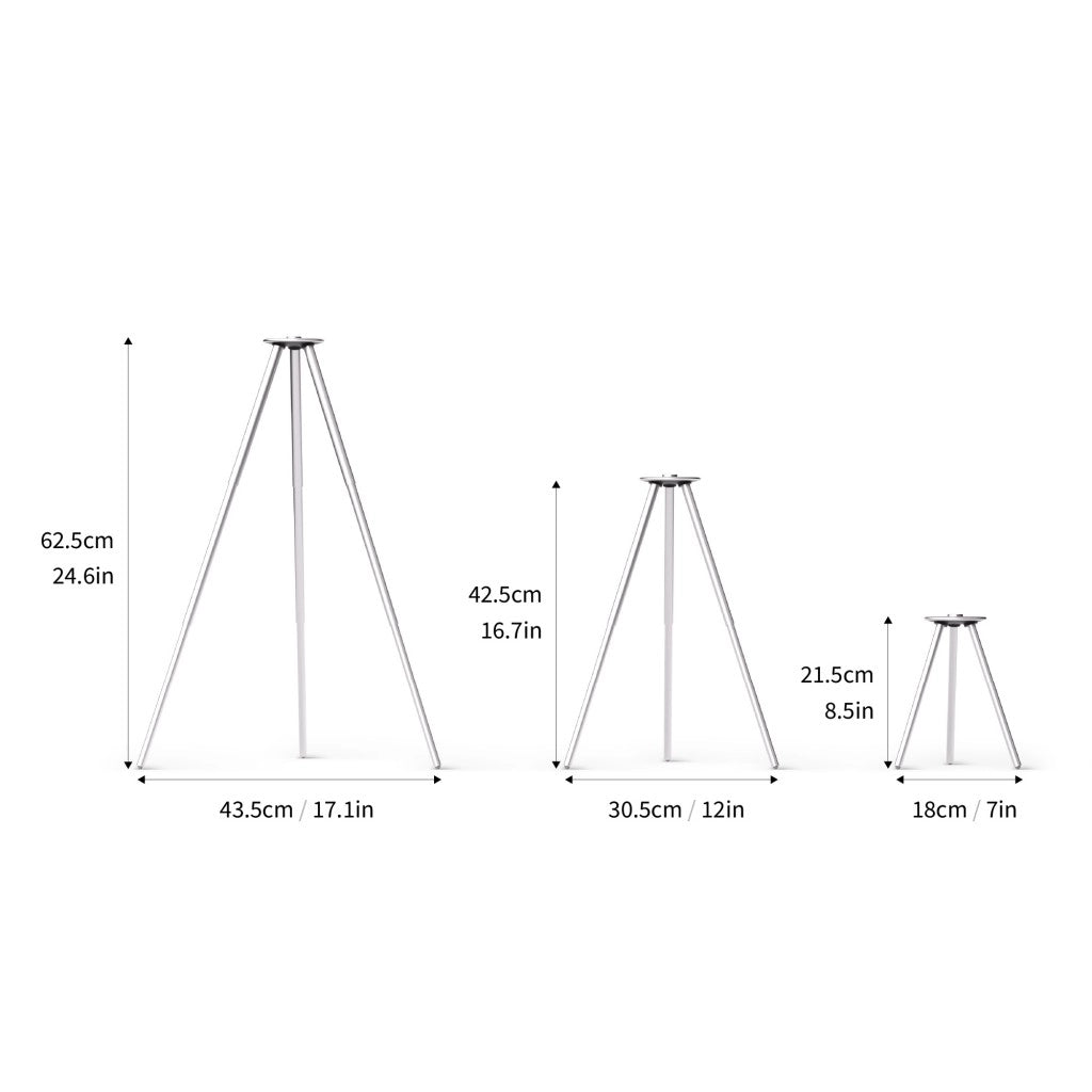 Tall Tripod Stand for Round Bluetooth Speakers