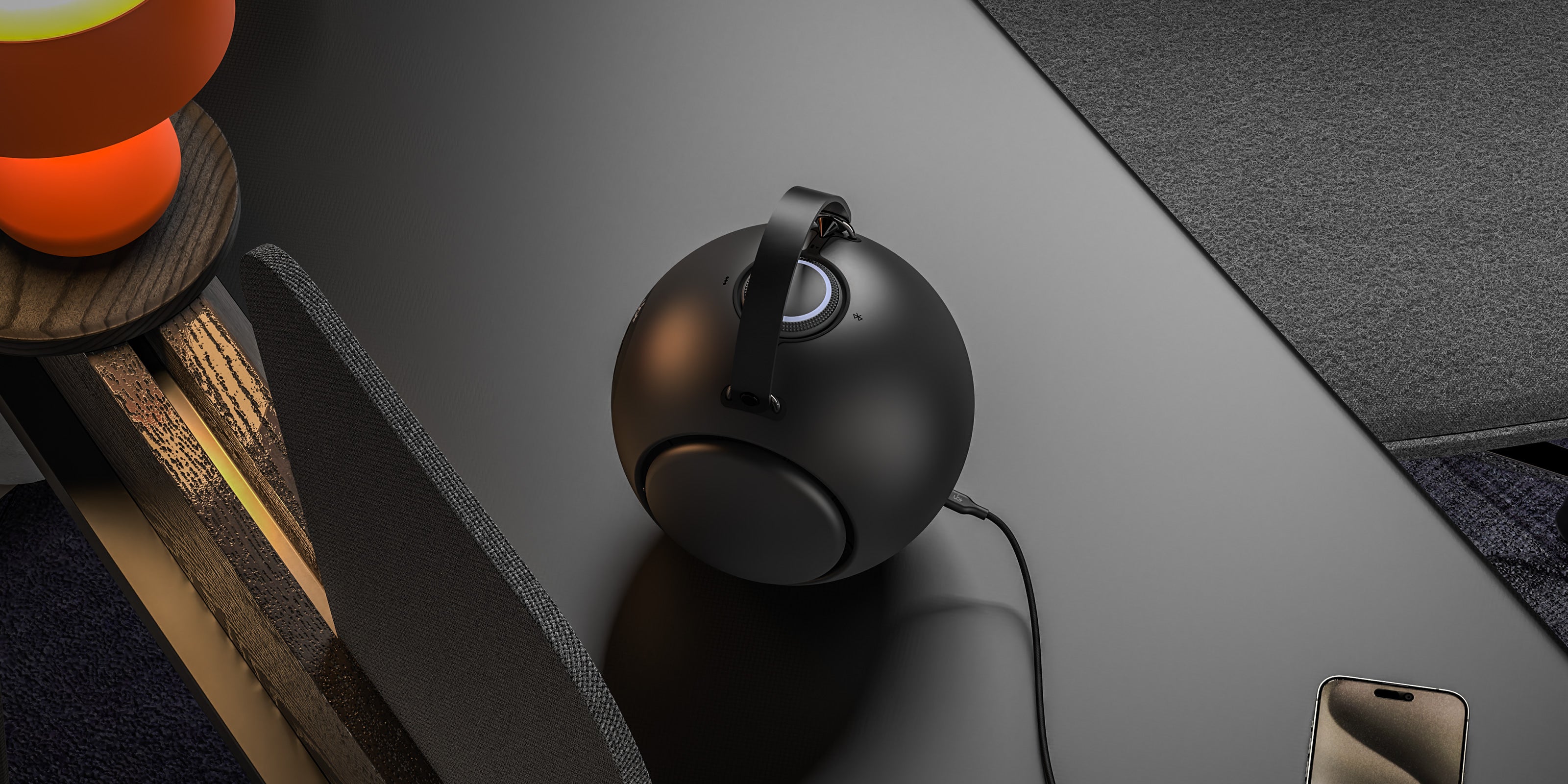 UB+ DB1 Doublebass round portable bluetooth speaker