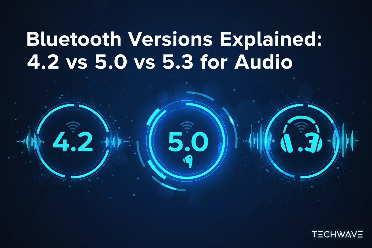 Bluetooth Versions Explained: 4.2 vs 5.0 vs 5.3 for Audio